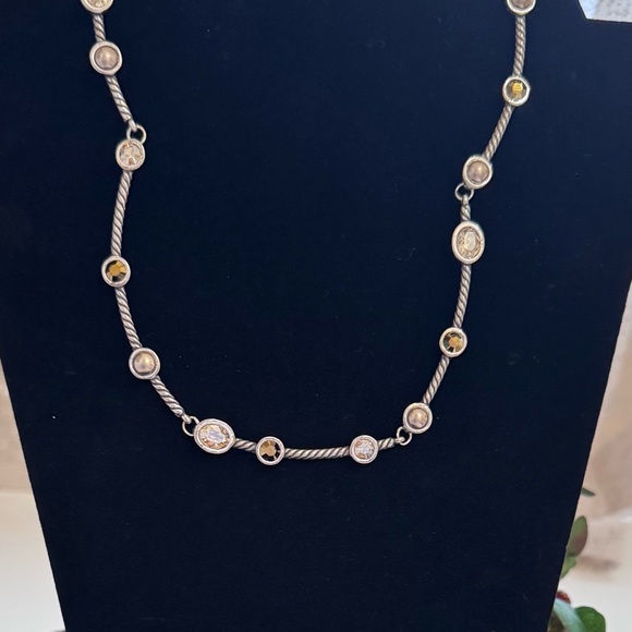 Brighton Monte Carlo Necklace with pearls and crystals - Picture 3 of 5